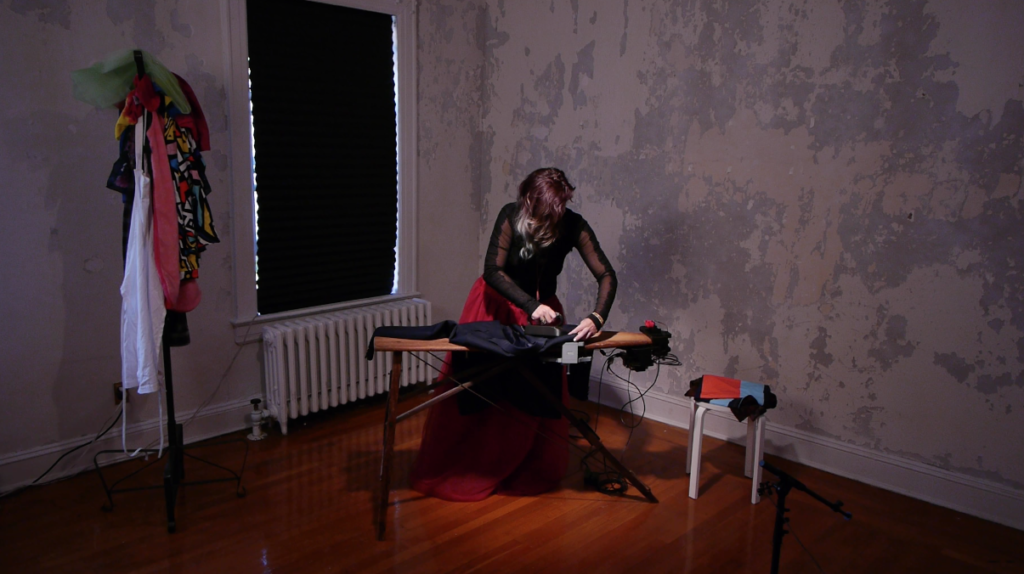 Audience as performers, Embeddded Iron installation. Governors Island NYC.