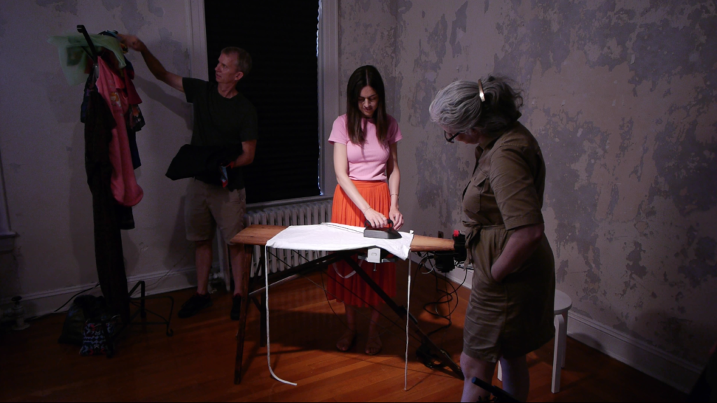 Audience as performers, Embeddded Iron installation. Governors Island NYC.