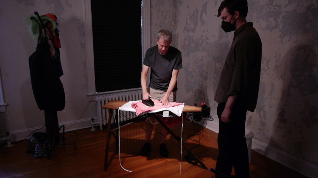 Audience as performers, Embeddded Iron installation. Governors Island NYC.