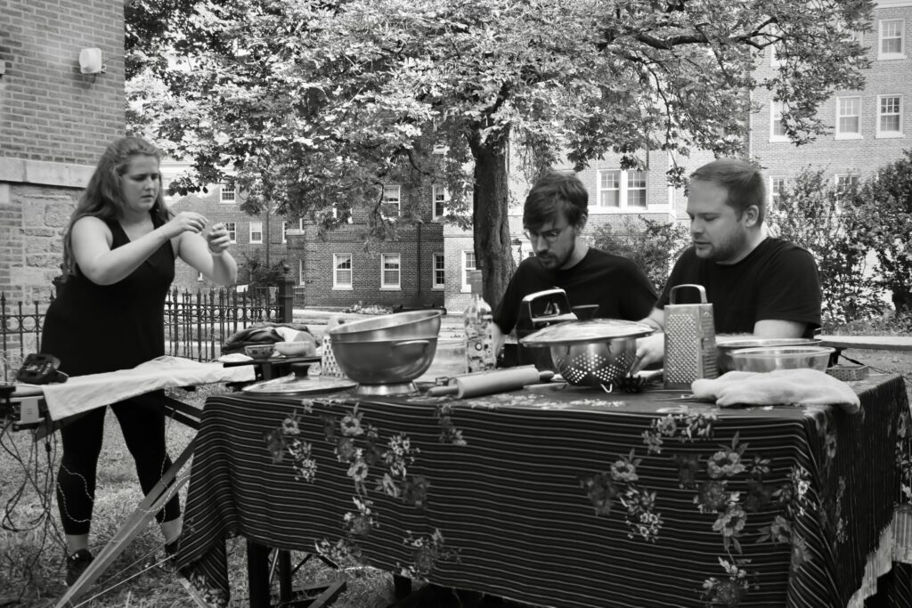 Nourbakhsh, Niloufar and Chelsea Loew (2021). Greyscale. For two Embedded Irons by Ho, Schedel, Cosgrove, Bhatt, and Blessing, and percussion. Premiered at NYC Governor’s Island.