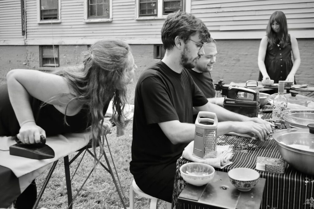 Nourbakhsh, Niloufar and Chelsea Loew (2021). Greyscale. For two Embedded Irons by Ho, Schedel, Cosgrove, Bhatt, and Blessing, and percussion. Premiered at NYC Governor’s Island.