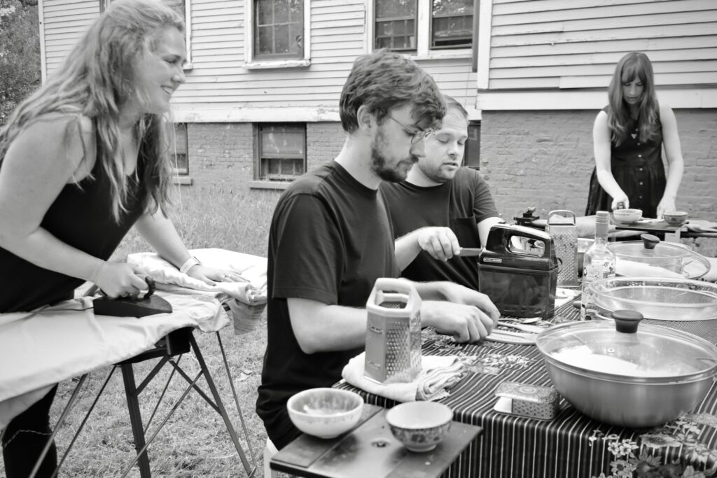 Nourbakhsh, Niloufar and Chelsea Loew (2021). Greyscale. For two Embedded Irons by Ho, Schedel, Cosgrove, Bhatt, and Blessing, and percussion. Premiered at NYC Governor’s Island.